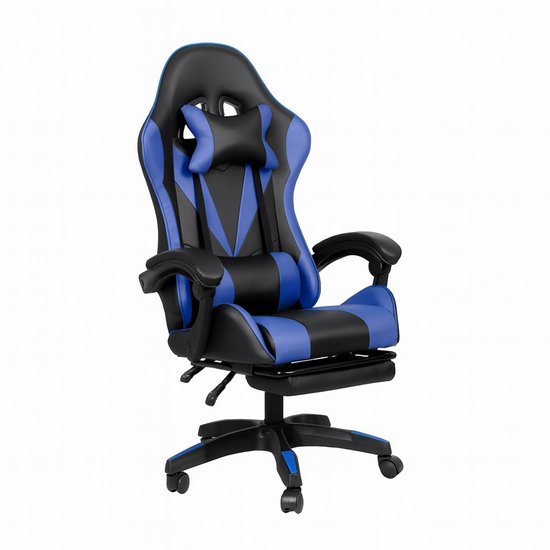 Bayt Gamestoel Ergonomisch Zwart en Donkerblauw - Bayt - €94,95