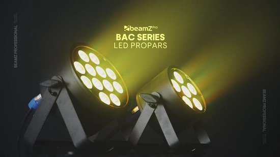 BeamZ Professional BAC324 LED PAR - Pro Par avec LED RGBWA-UV - 6 x 10 W