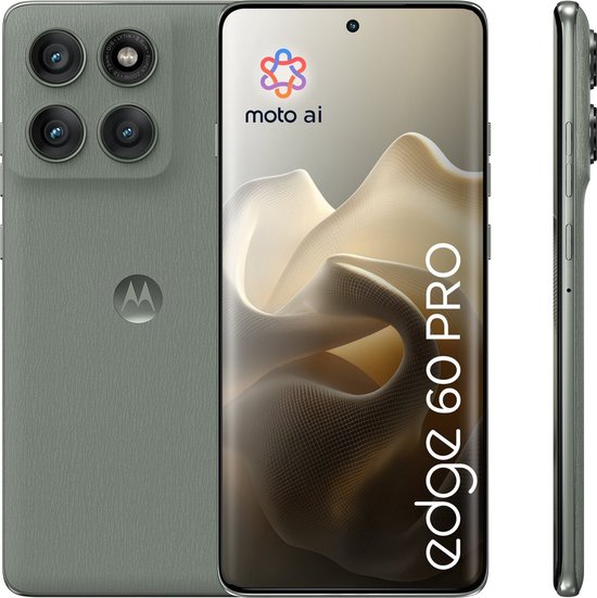 Motorola - Edge 60 Pro 5G - 256GB - Shadow