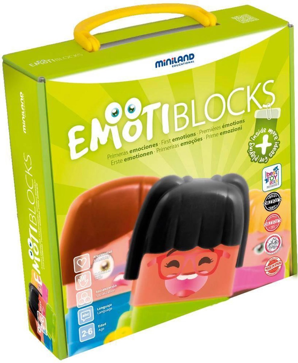 Miniland Job Blocks Leerspel Emoties