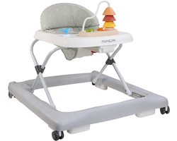 MAM MamaLoes Loopstoel met Speelbord - Loopwagen - Baby Walker - Baby Jumper Speelgoed - Looptrainer - Mikko Grijs