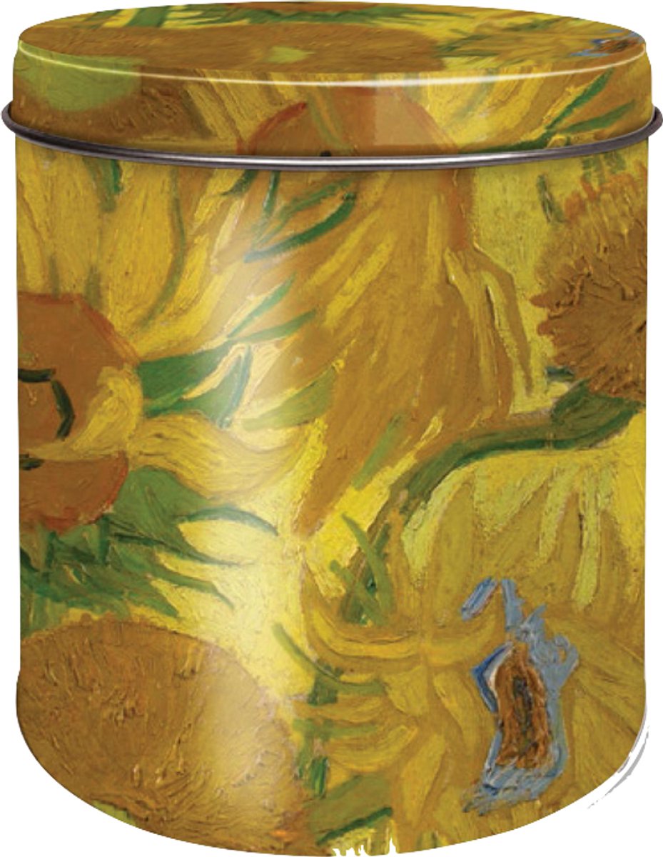 Stroopwafel blik - Zonnebloemen - Van Gogh