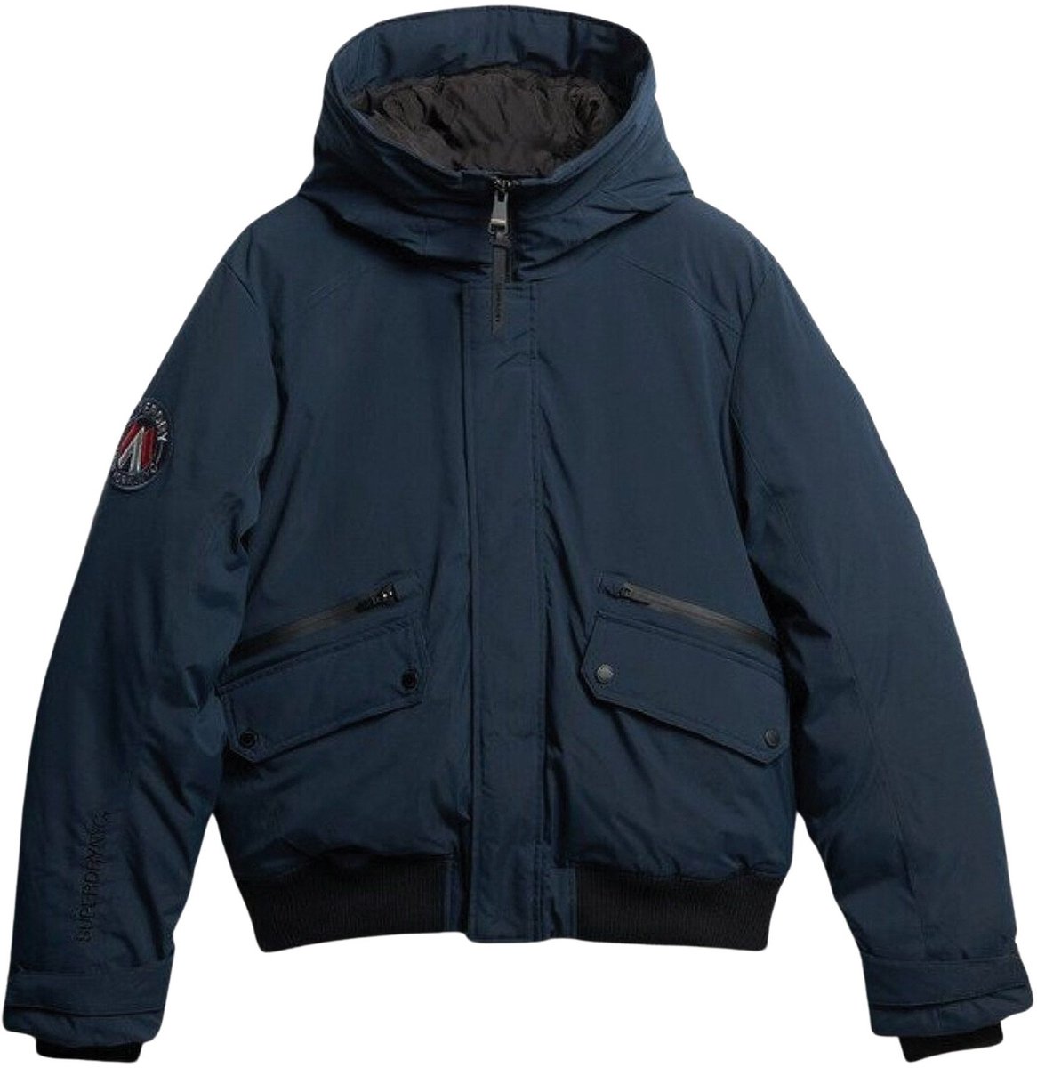 Superdry City Padded Bomber Jas Heren Blauw