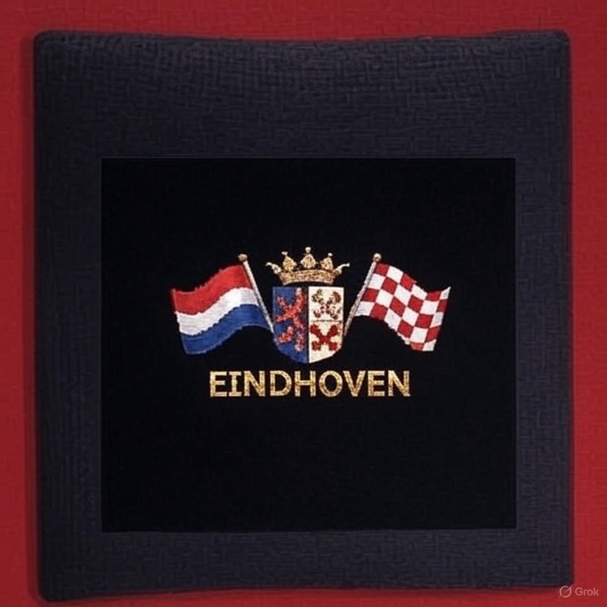 EINDHOVEN zweetband met ritsvak - Portemonnee Polsband Nederland & Noord-Brabant - Kerst Carnaval 040 - one size