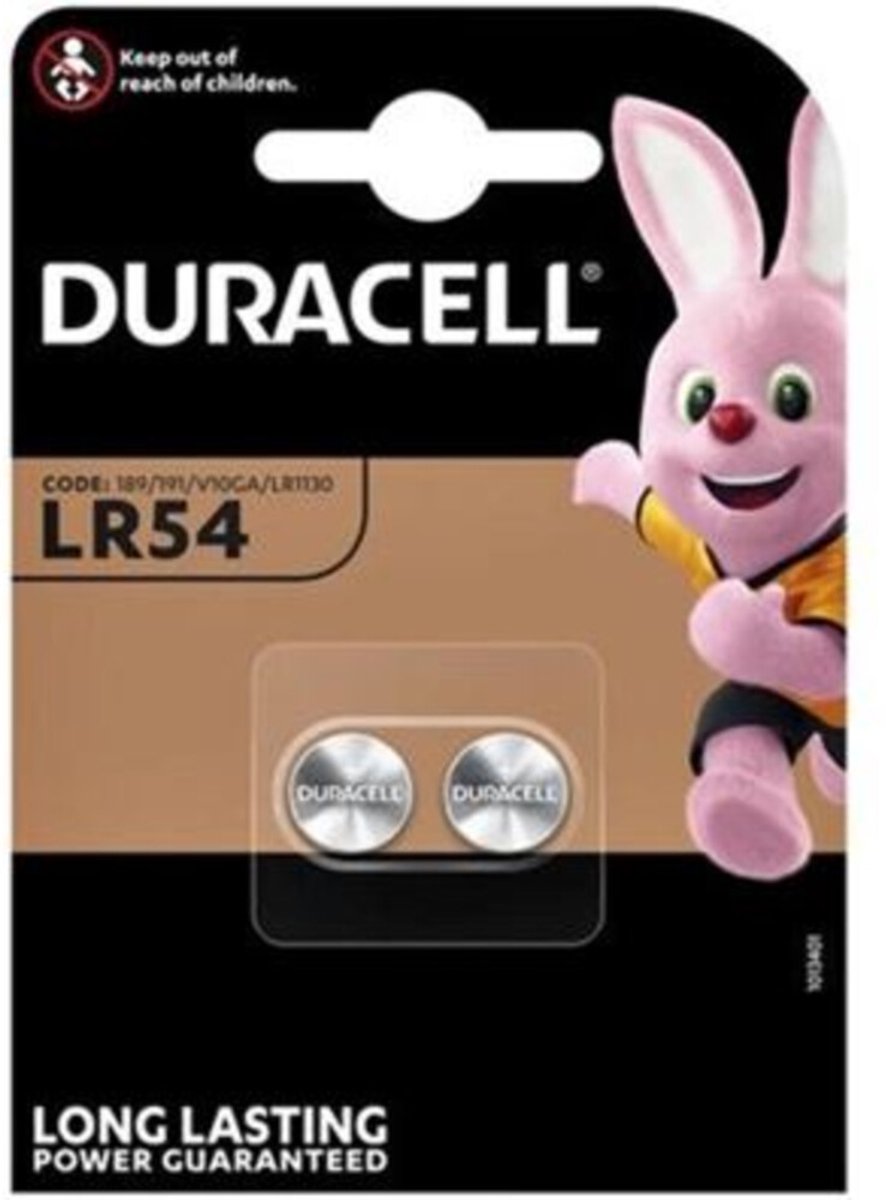 Duracell knoopcel batterij - 189 LR54 10GA 1131 - 20 stuks
