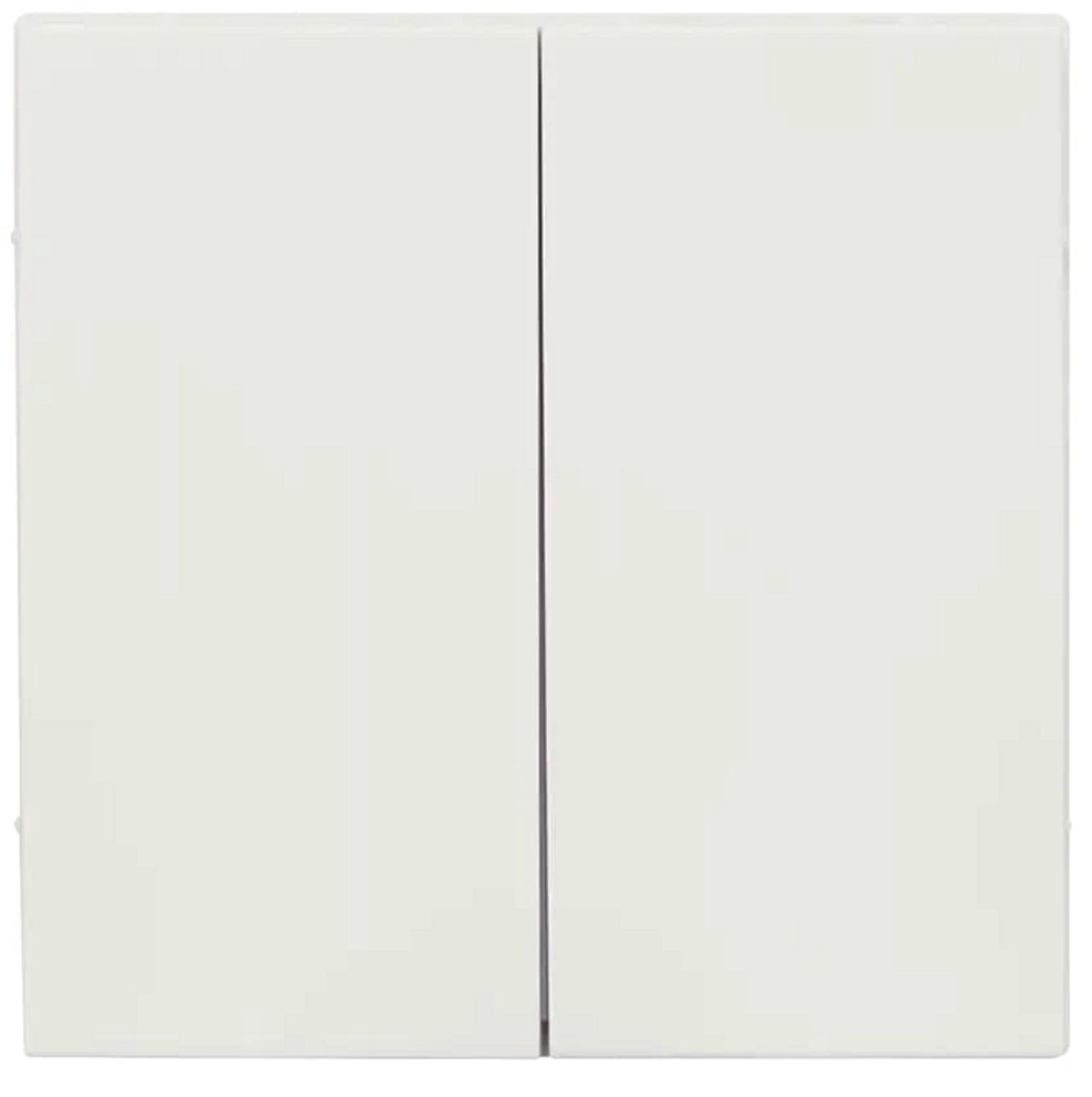 ION industries duo tastdimmer knop - V1/J1 alpin wit glanzend (80.300.184)