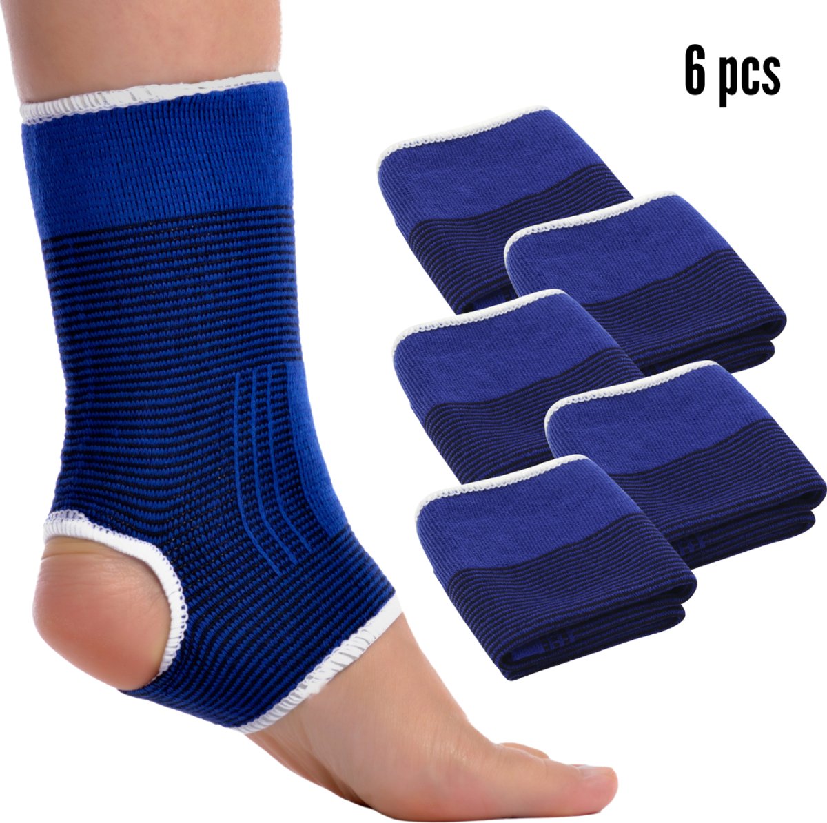 Marbeaux Enkelbandage - Set van 6 stuks - Enkelbrace - Ankle Strap - Sport