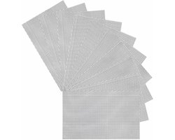 Vliegengaas Reparatieset - 10 Stuks, Waterdichte Repareertape voor Raamgaas (13x18 cm)
