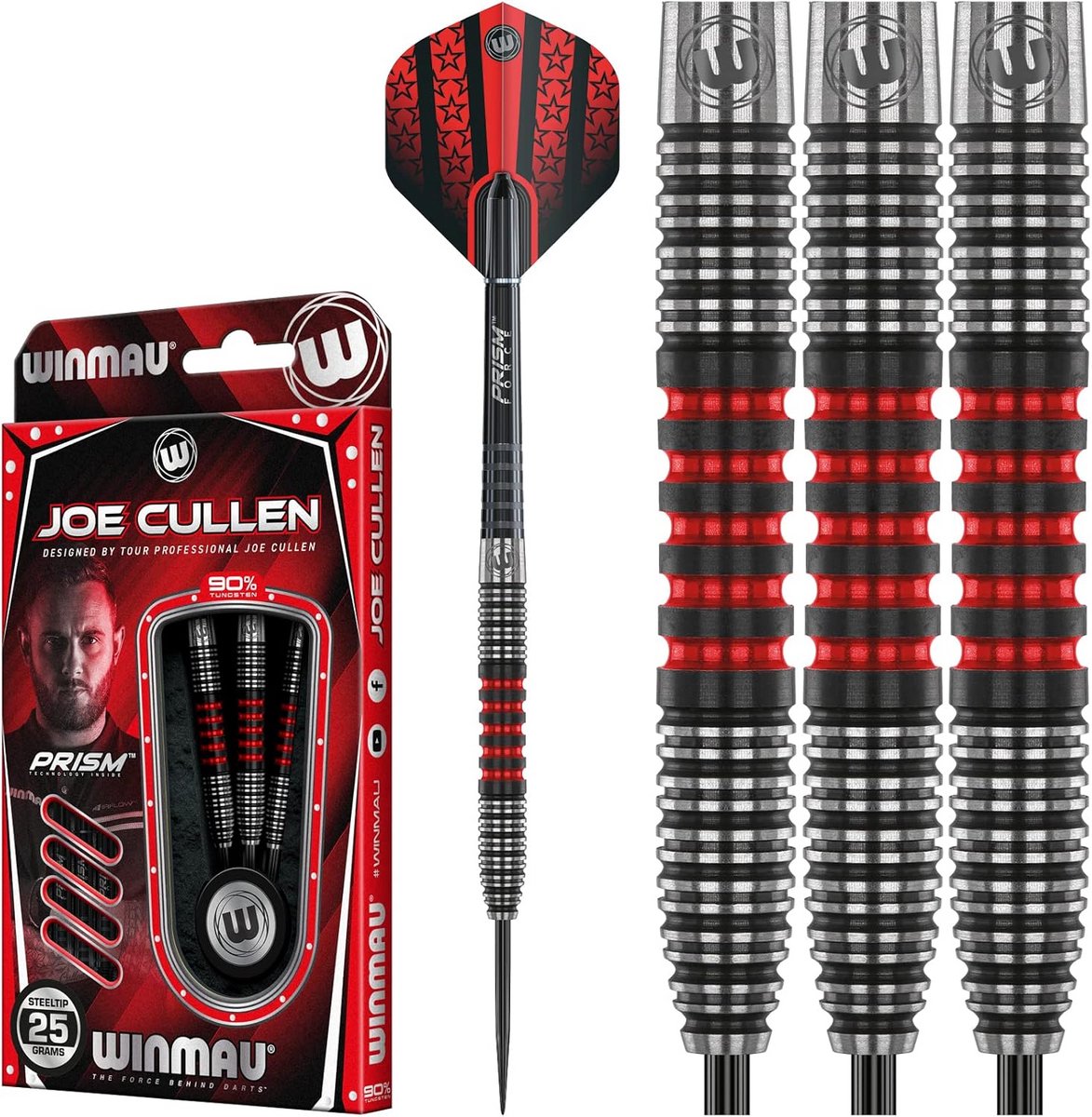 25 Gram Tungsten Darts Set met Flights en Stengels voor Professioneel Spel