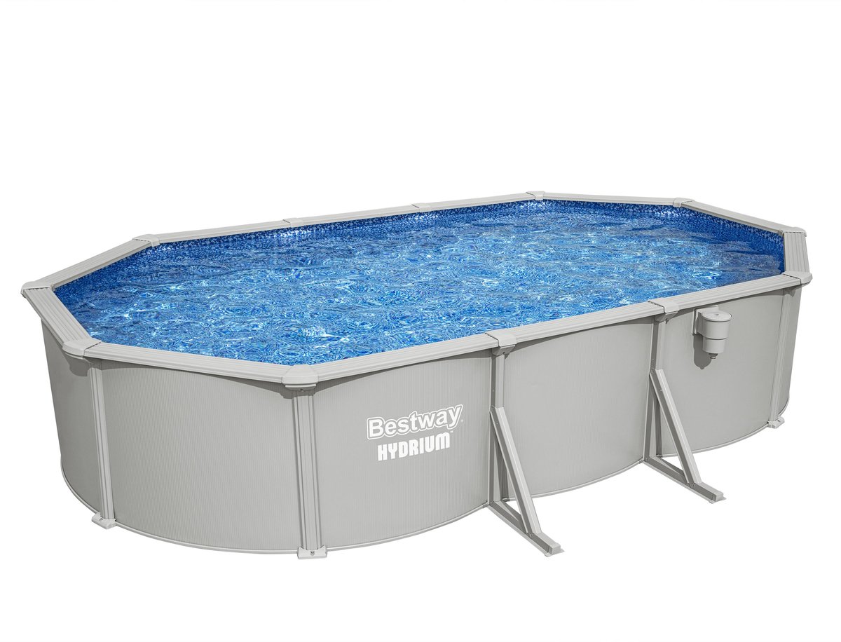 Bestway Hydrium pool set with steel wall - Oval - 610 x 366 x 122 cm
