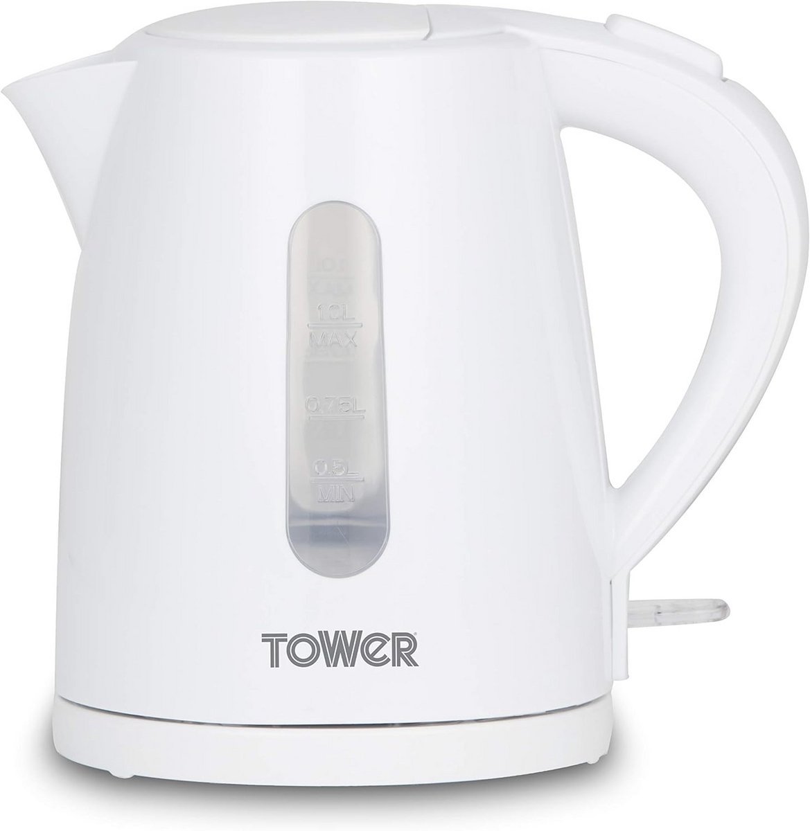 Draadloze 1L Waterkoker met 360° Draaibare Basis - 2200W Wit
