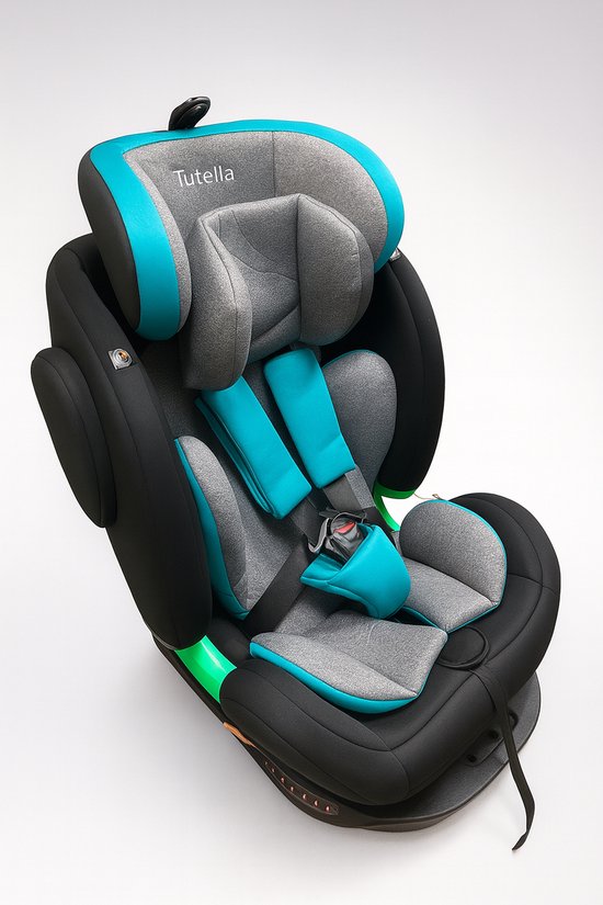 i-Size 360° Autostoel - 0 tot 36 kg - R129 goedgekeurd - Draaibaar - Verstelbaar - Isofix - Autostoel Isofix Groep 0+1+2+3 draaibaar vanaf de geboorte tot 12 jaar MUNT — afbeelding 3