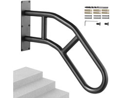 VEVOR 1x Reling Trapleuning Leuning Trap 73,7cm Wandmontage 1-3 Treden