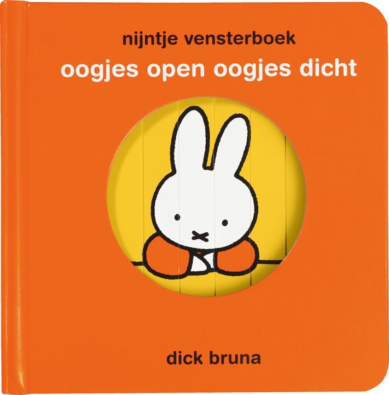 nijntje vensterboek, oogjes open oogjes dicht - cover