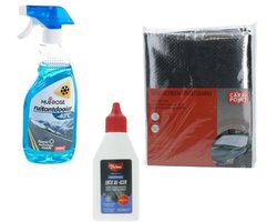 Auto winterset – Ruitontdooier, Slotontdooier & Voorruit Ijsdeken | Complete Winterbescherming