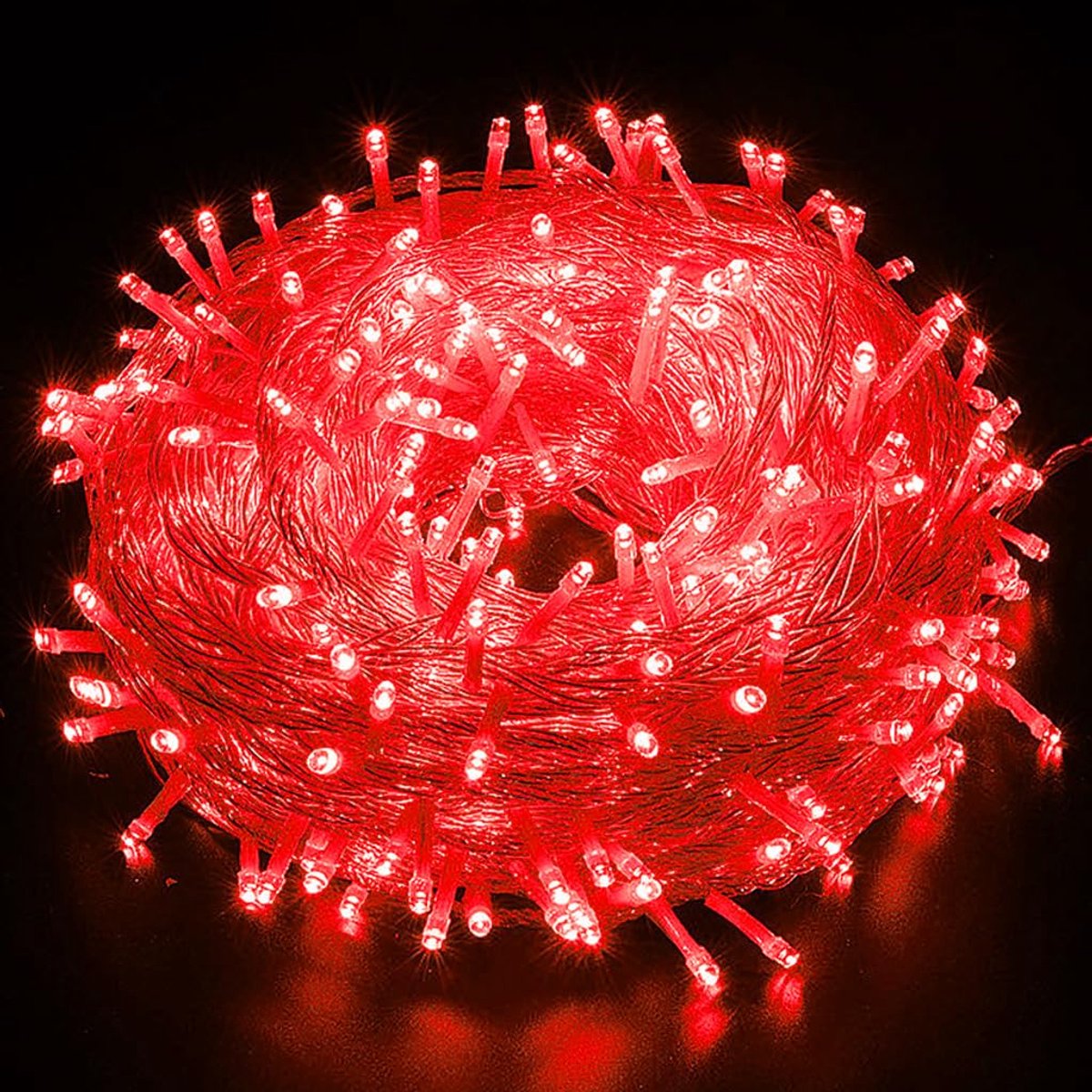MUPOO Lichtsnoer Buiten en Binnen- IP44 20M 200LEDs Rood licht -Fairy Light-8 Modes-Kerstverlichting -Voor Kerstmis Feestverlichting Tuin