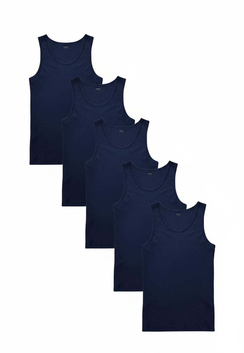 BASIC MAX Mouwloze Tanktop 5 Pak