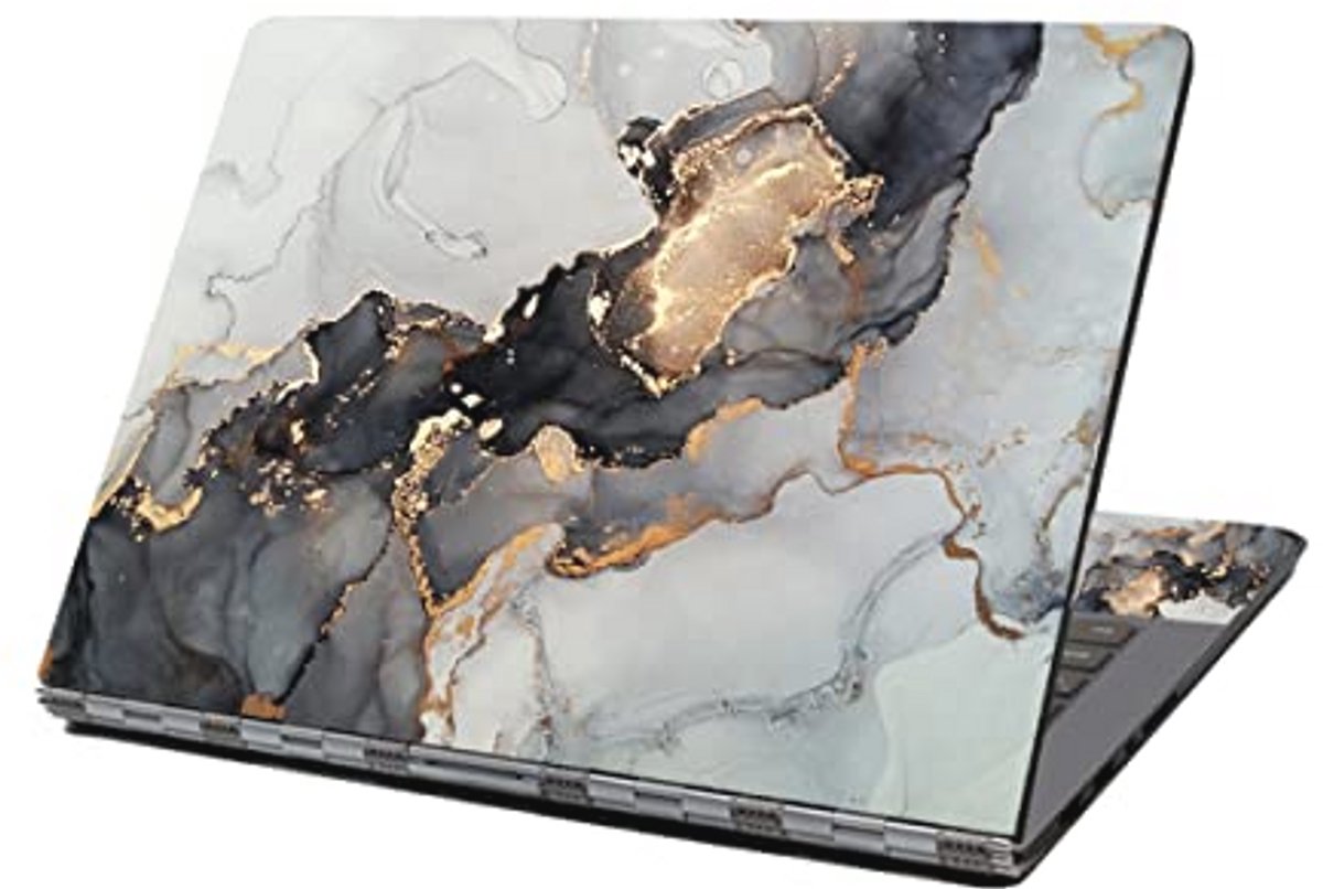 Kunststof Laptop Skinsticker voor 13"-15.6" Notebooks - Marmer Design