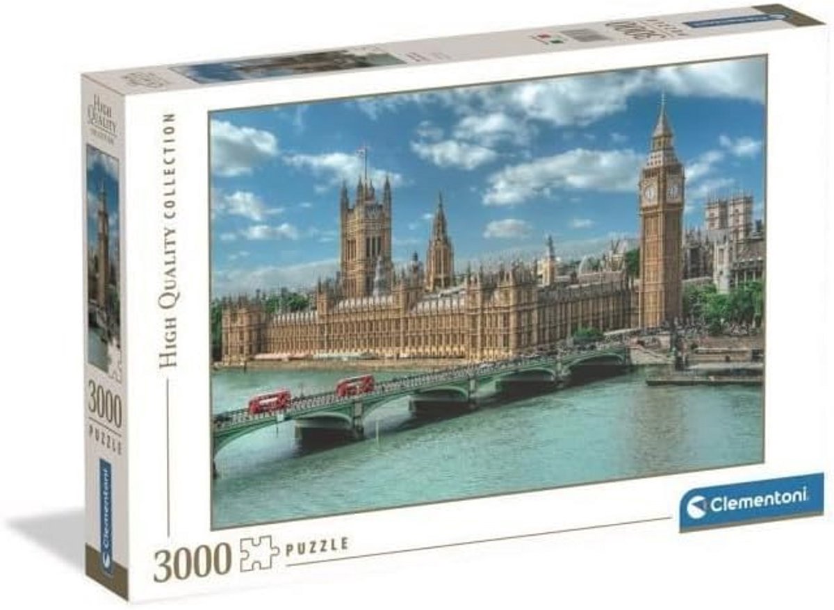 Puzzel 3000 Stukjes Big Ben en Westminster