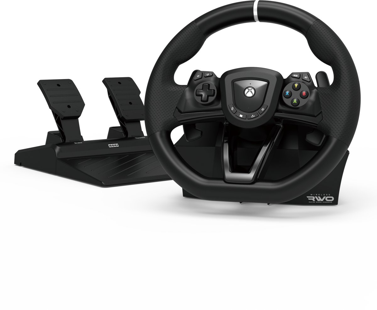 Hori MBS-016E game controller Zwart USB Stuurwiel + pedalen Analoog Xbox One X, Xbox Series S