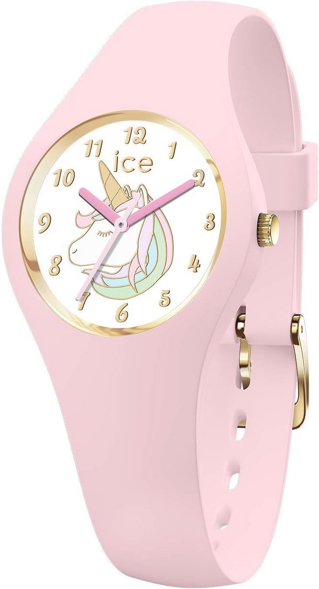 Roze Meisjeshorloge met Siliconen Band - ICE Fantasia Collectie
