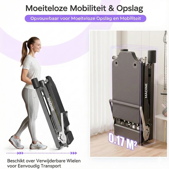 Pilates Reformer Houten Pilates-apparaat Voor Thuisgymtraining P 010275331603