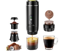 Vitdipy - Draagbaar Koffiezetapparaat - 80ml - Draagbare Espressomachine – 3-in-1 Accu Koffiezetapparaat - voor Reizen, Camping & Onderweg