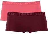 Chicamala – Boxershort Meisjes – 2 Pack – Normale Lengte – Onderbroek Meisjes – Kinderkleding – Meisjes Ondergoed – 95% Katoen – Meisjeskleding