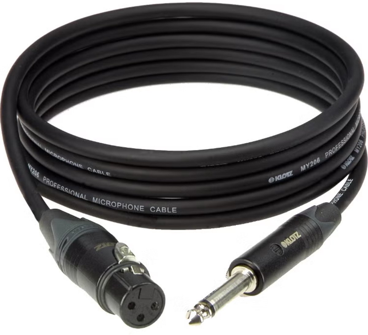 Klotz M1FP1N0500 Neutrik XLR/F 3p - jack 2p microfoonkabel 5m