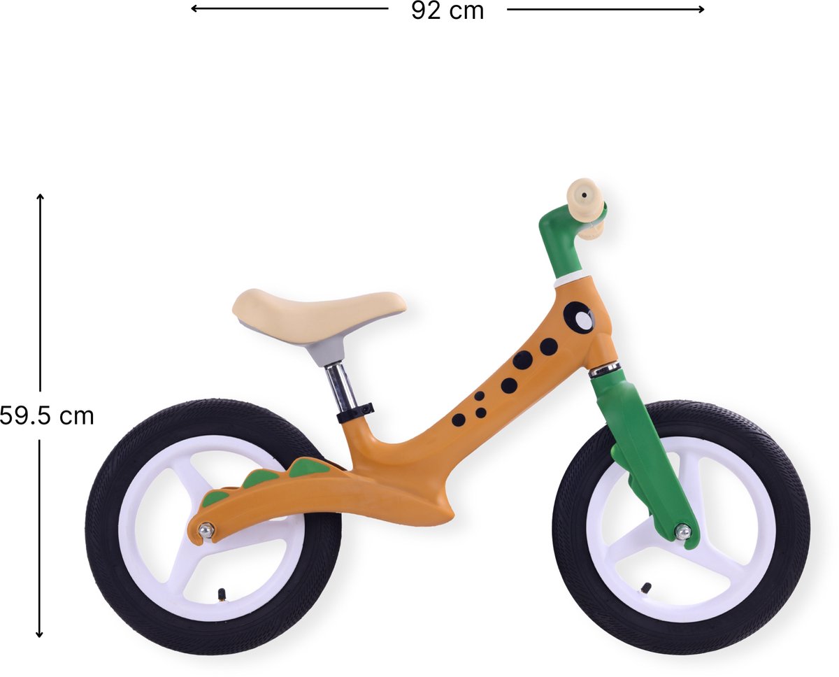 Buxibo Paxi loopfiets 12 inch - licht en stevig voor beginnende fietsers thumbnail 4