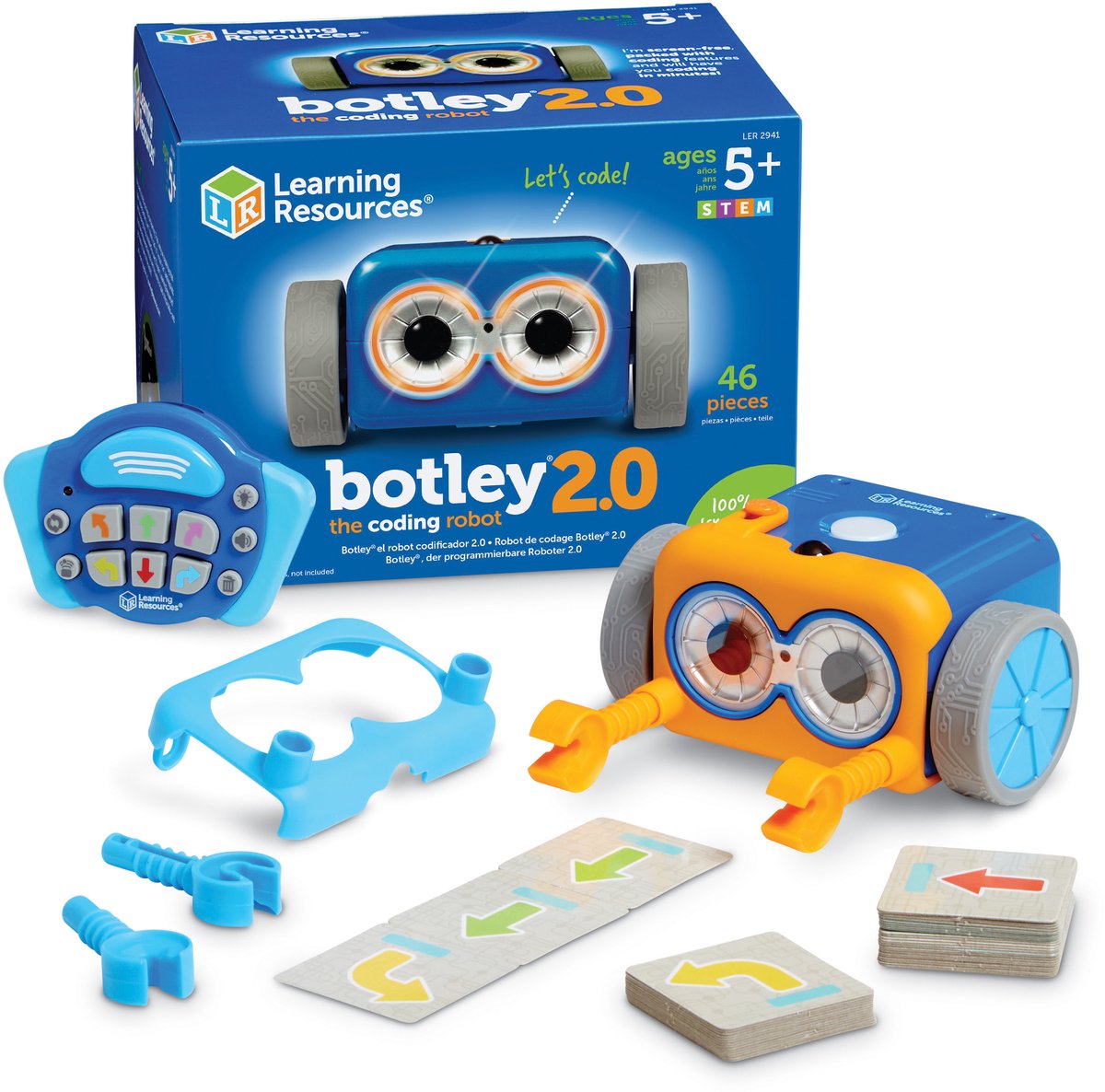 Learning Resources Botley® 2.0 the Coding Robot - Programmeerbare robot - Basisset - 5+