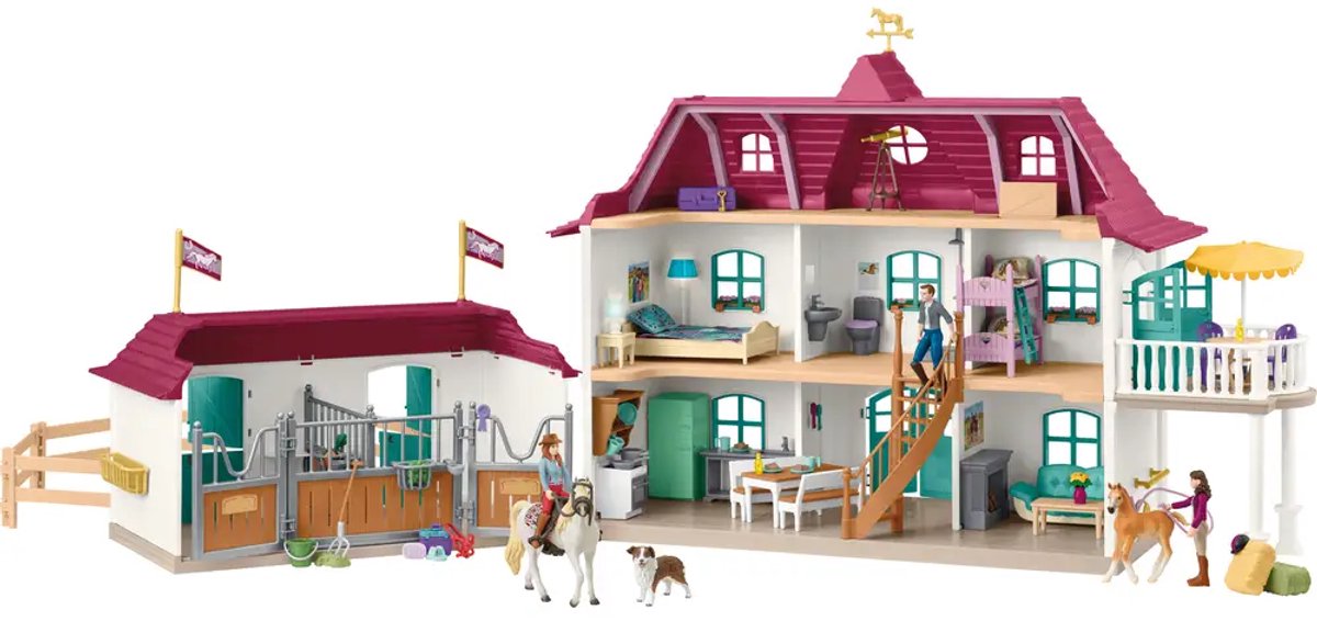 schleich HORSE CLUB - Lakeside Landhuis en -stal - 42706 — afbeelding 14