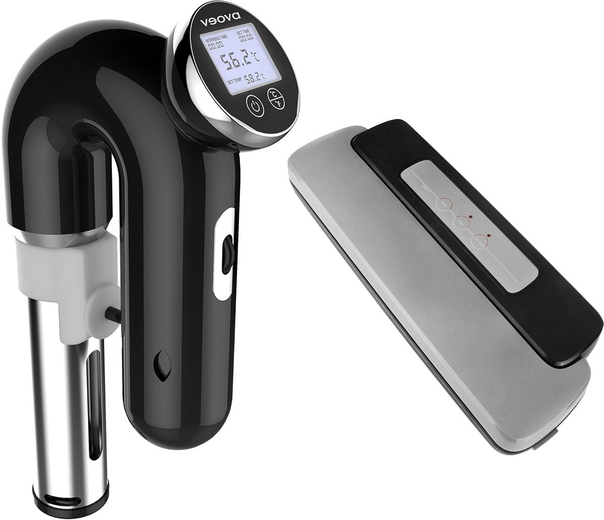 Sous Vide Stick met Vacuümverpakker - Complete Set voor Perfect Koken en Bewaren