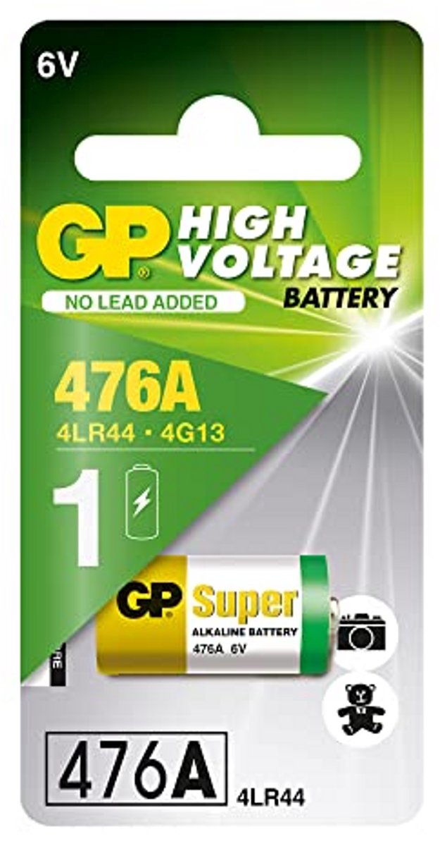 Alkaline batterij 6V PX28A/4LR44