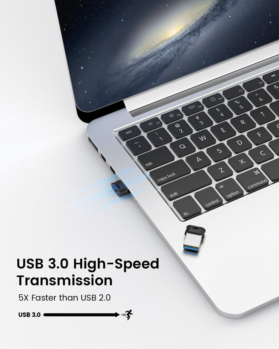 USB-stick 256 GB, Compacte Draagbare Flashdrive met Koord, Externe Geheugenstick, USB 3.0 voor Auto, Desktop en Laptop