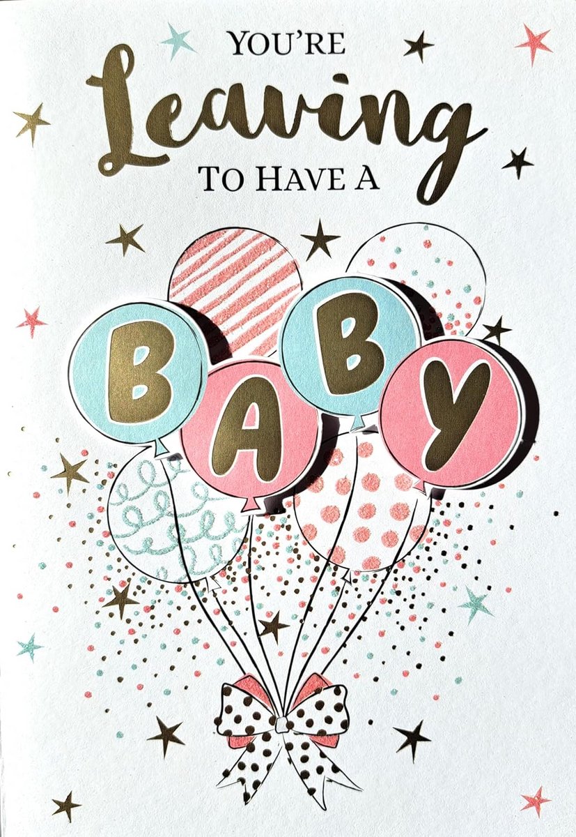 Babykaart met 3D-effect - 19x13cm - Wit - Inclusief Envelop