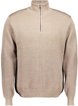 Ballin Trui Half Zip Knit 5201 Off White Mannen Maat - M