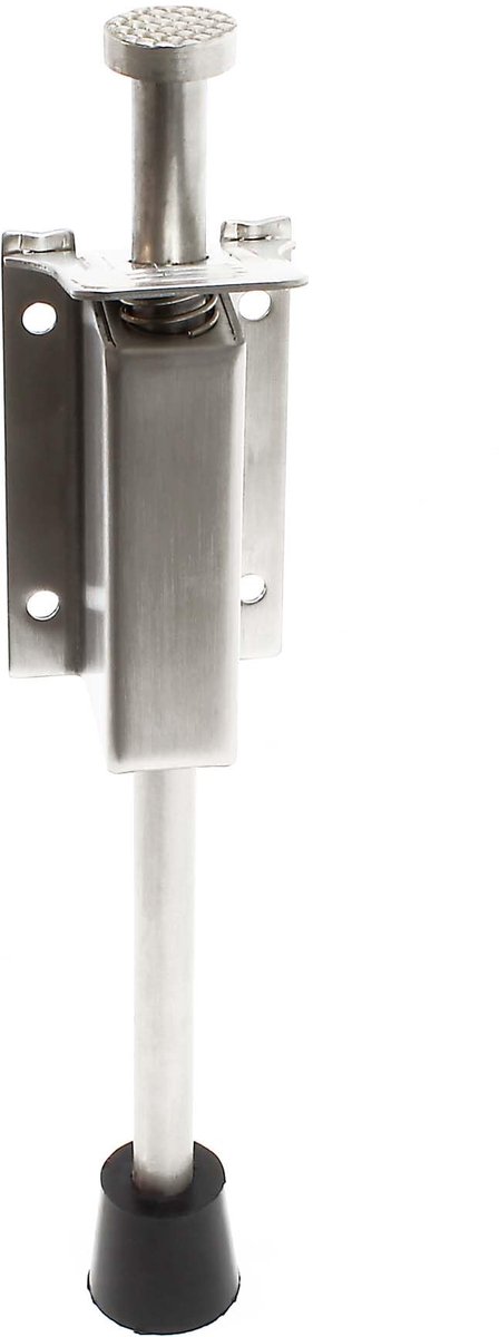 Unyqoos® Verstelbare roestvrijstalen deurstopper voor vloer met eenvoudig pedaalmechanisme