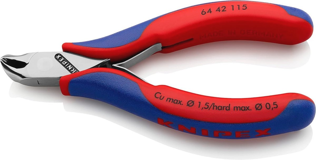 Elektronische knipschaar met ergonomische handgrepen - 115 mm