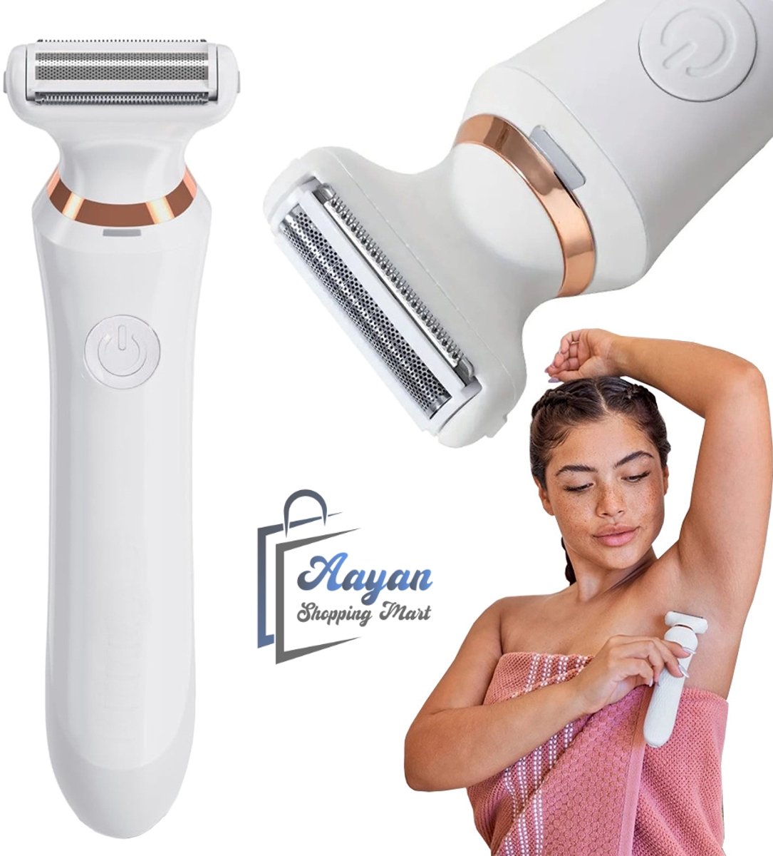 Dames Scheerapparaat–Epilator–Body Trimmer–USB–Nat & Droog–ladyshave–ladyshaves voor vrouwen–scheerapparaat vrouw–ladyshave oplaadbaar–wit–50515