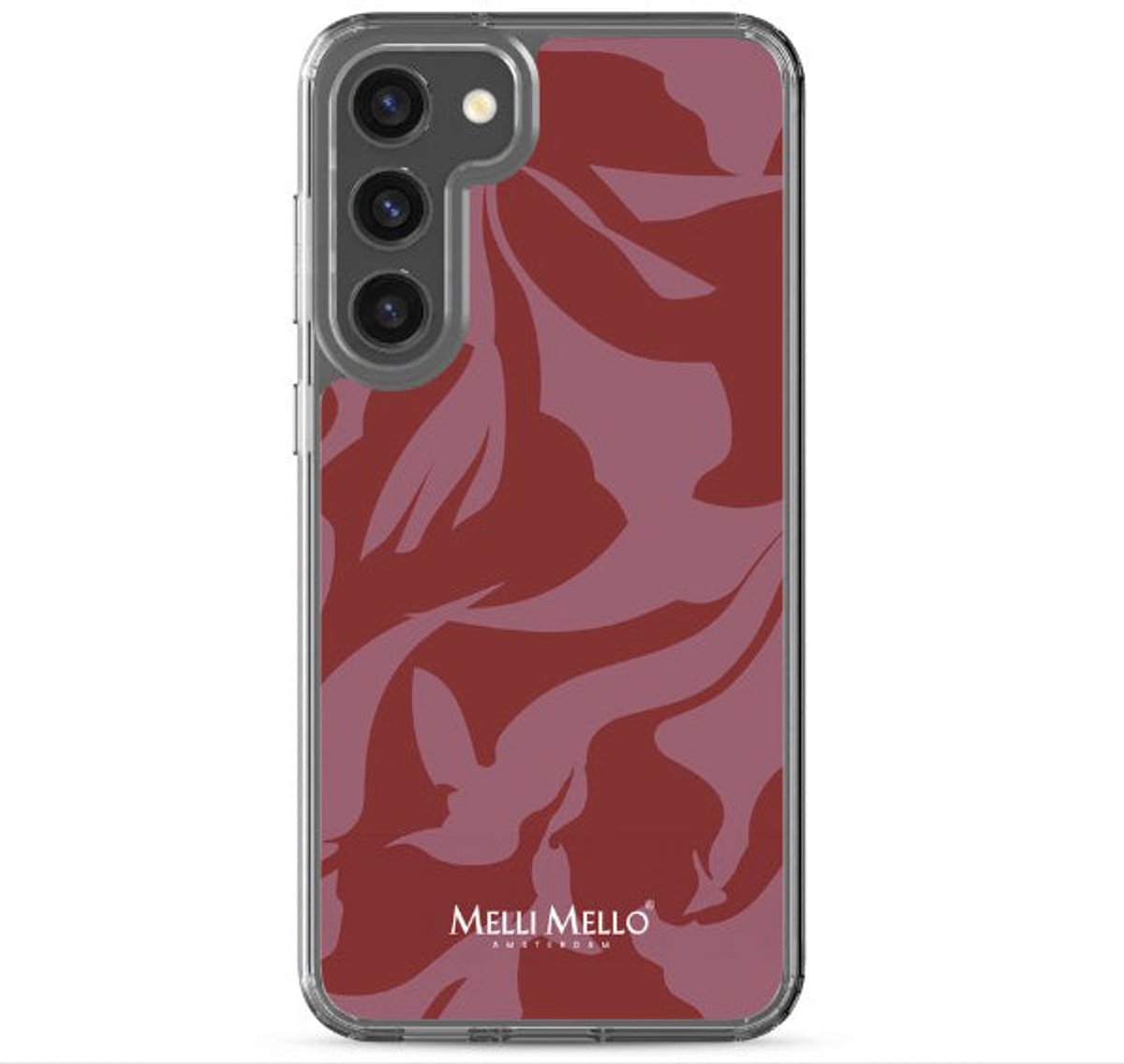 Melli Mello Telefoonhoesje Crimson Wave (Soft case) - Samsung Galaxy S23 Plus