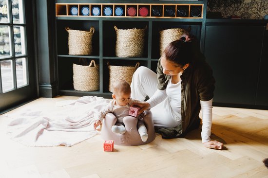 Bumbo Floor Seat Roze (mat) - Kinderstoel - Kinderzetel - Babystoeltje - Zacht Foam - Vanaf 3 maanden van Merkloos — afbeelding 2