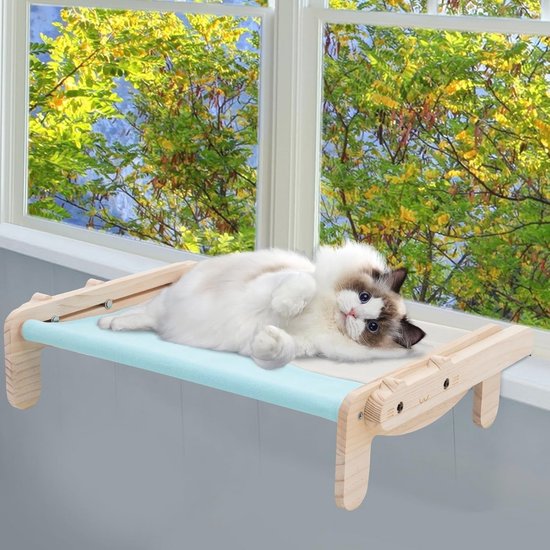 Navaris Hangmat Radiator Voor Katten - Kattenmand Voor Aan De Verwarming Mand Met Uitneembaar Kussen Kattenbed Van 40 X 30 X 15 Cm Tot 6 Kg