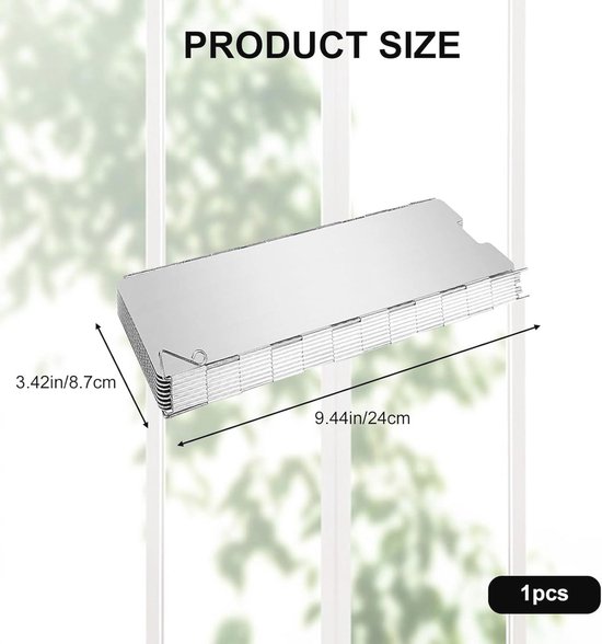 Inklapbaar Campingkooktoestel met Windscherm - 14 Platen, Lichte Bescherming, Perfect voor BBQ, Picknick en Kamperen — afbeelding 2