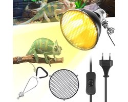 Warmtelamp voor Reptielen met Draaibare Klem en Aluminium Reflector