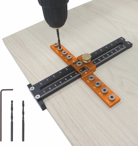 Inch MM Handvat Jig Kabinet Hardware Boormal Multifunctioneel Verstelbaar Gemakkelijk Te Gebruiken Voor Bouwvakkers 682980178