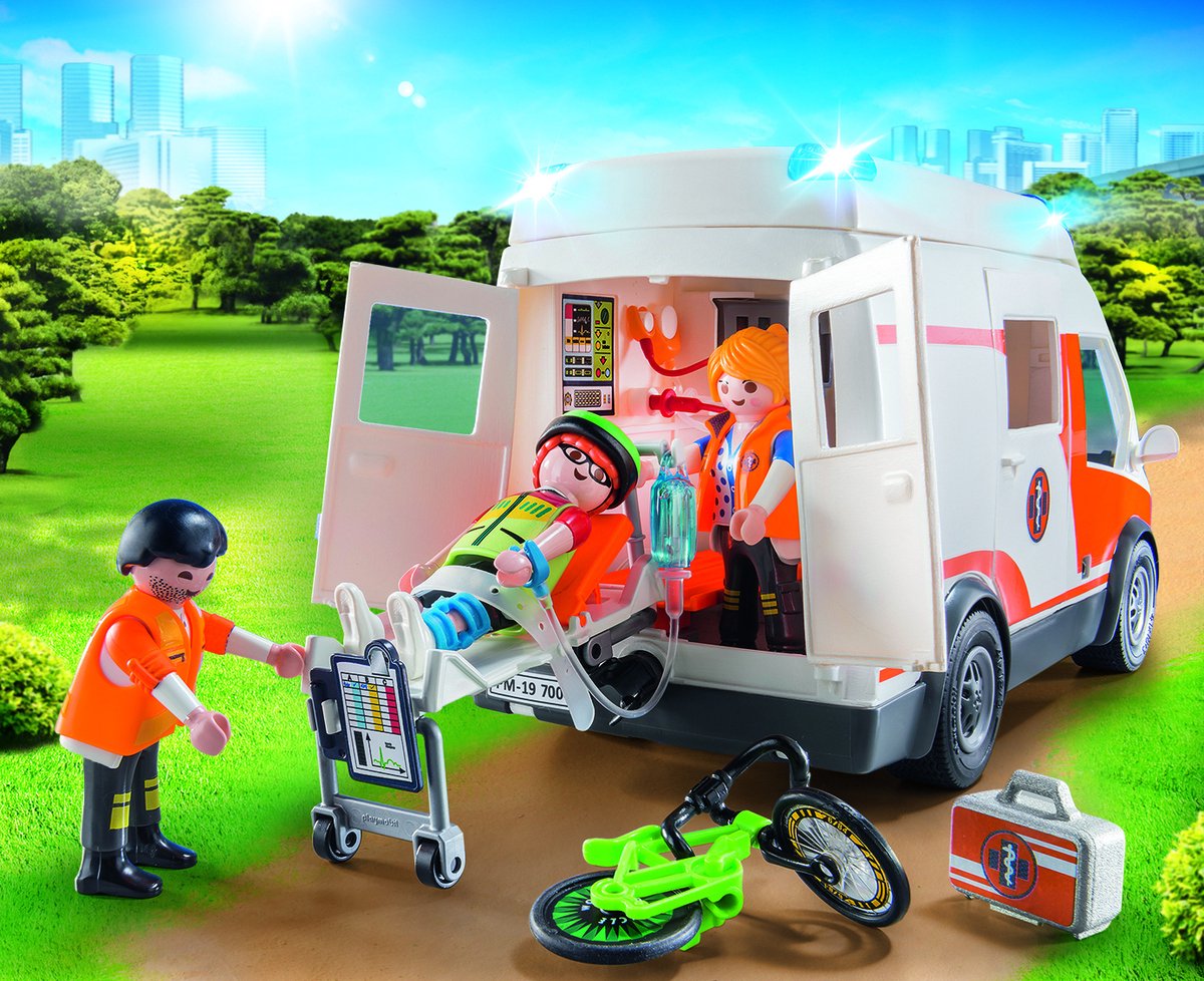 PLAYMOBIL City Life Ambulance en ambulanciers - 70049 — afbeelding 15