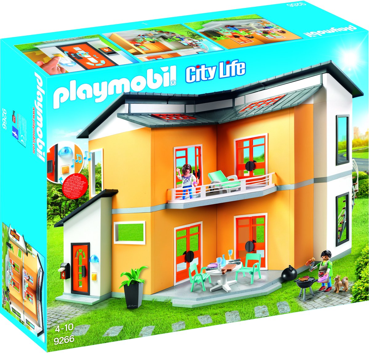 PLAYMOBIL City Life Modern Woonhuis - 9266 — afbeelding 12