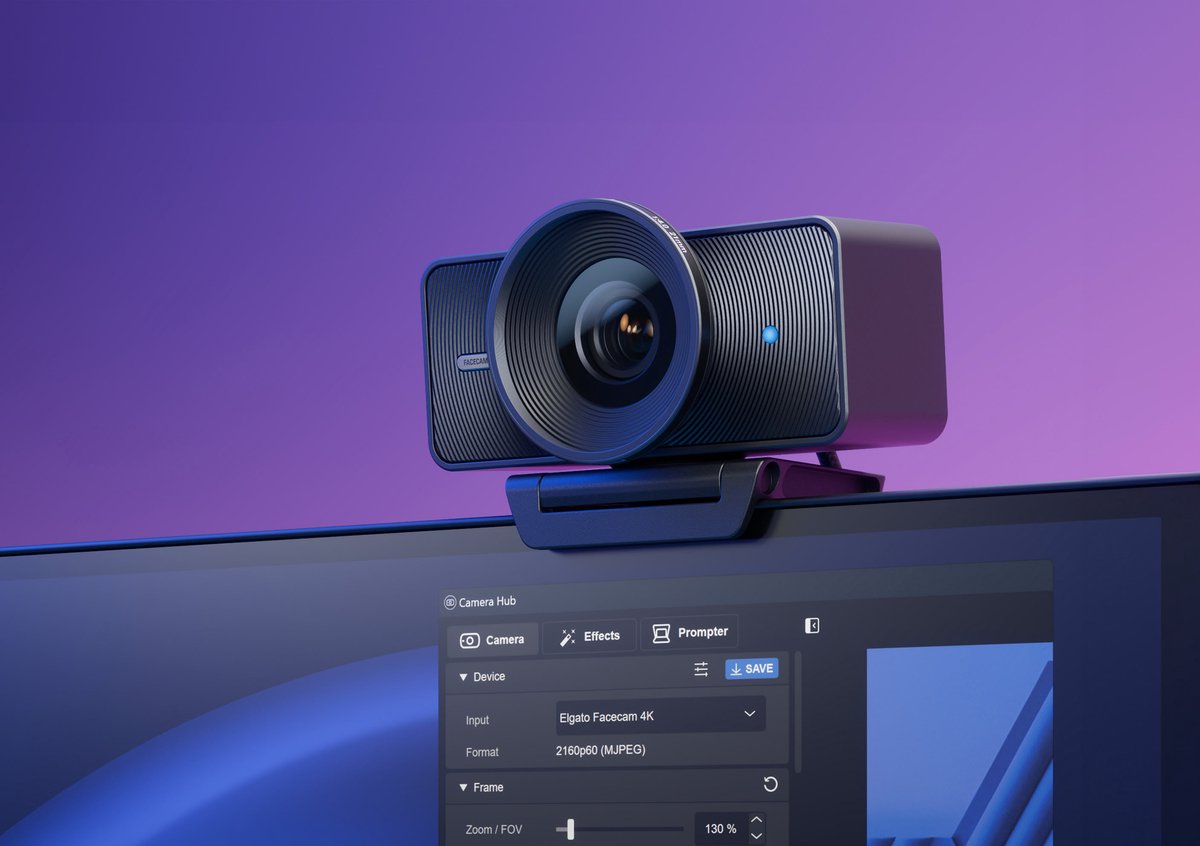 Elgato Facecam 4K webcam USB-C Zwart thumbnail 3