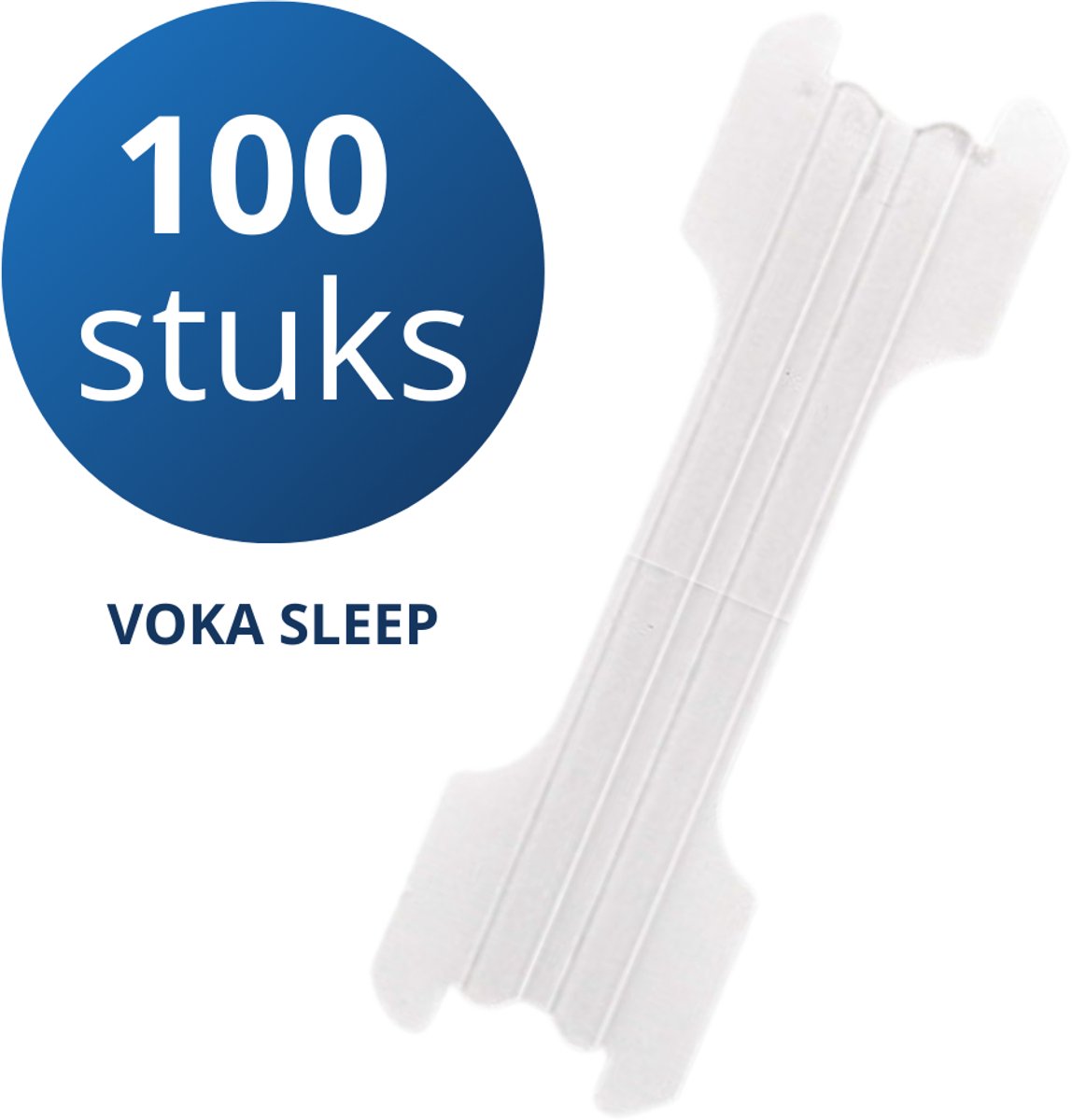 VOKA Sleep - Neusstrips - Neuspleisters - Transparant - 100 stuks - Neusspreider - Neusstrips snurken - Neusplijsters snurken - Anti snurk - Anti snurk producten - Neus strips - Neus pleisters -Anti snurk pleisters - Zorg voor een betere nachtrust
